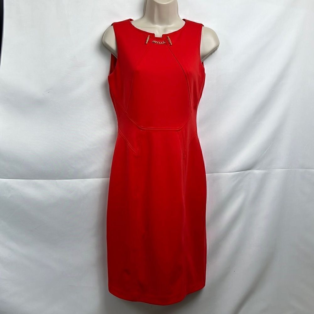 Ivanka Trump Orange Knit Dress size 2
